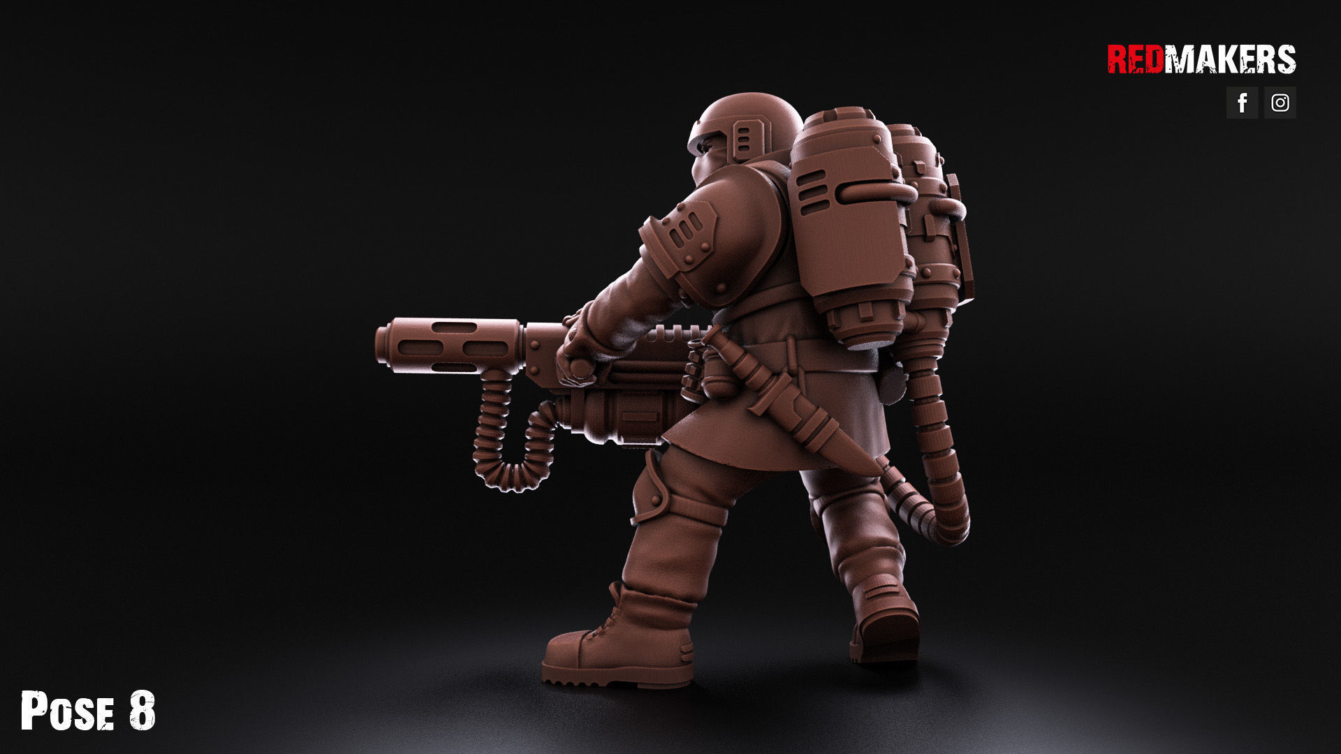 Shock Troops - Squad of the Imperial Force 3D print model_26