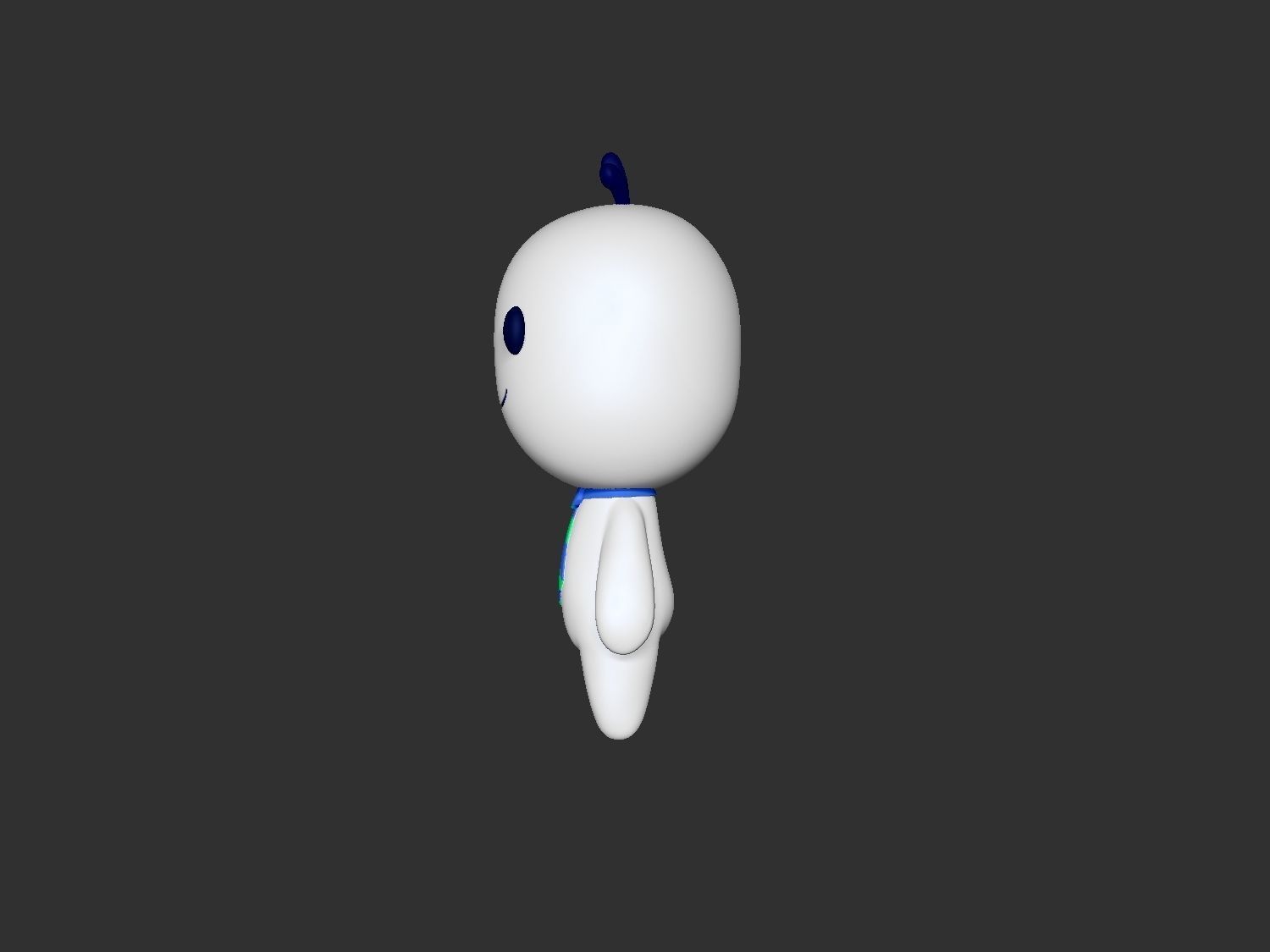Chibi Character 003-Bud 3D print model_1
