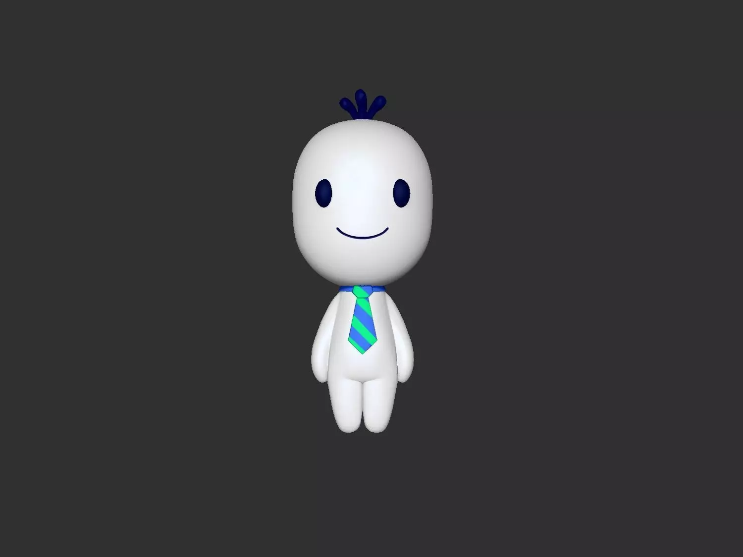 Chibi Character 003-Bud 3D print model_0