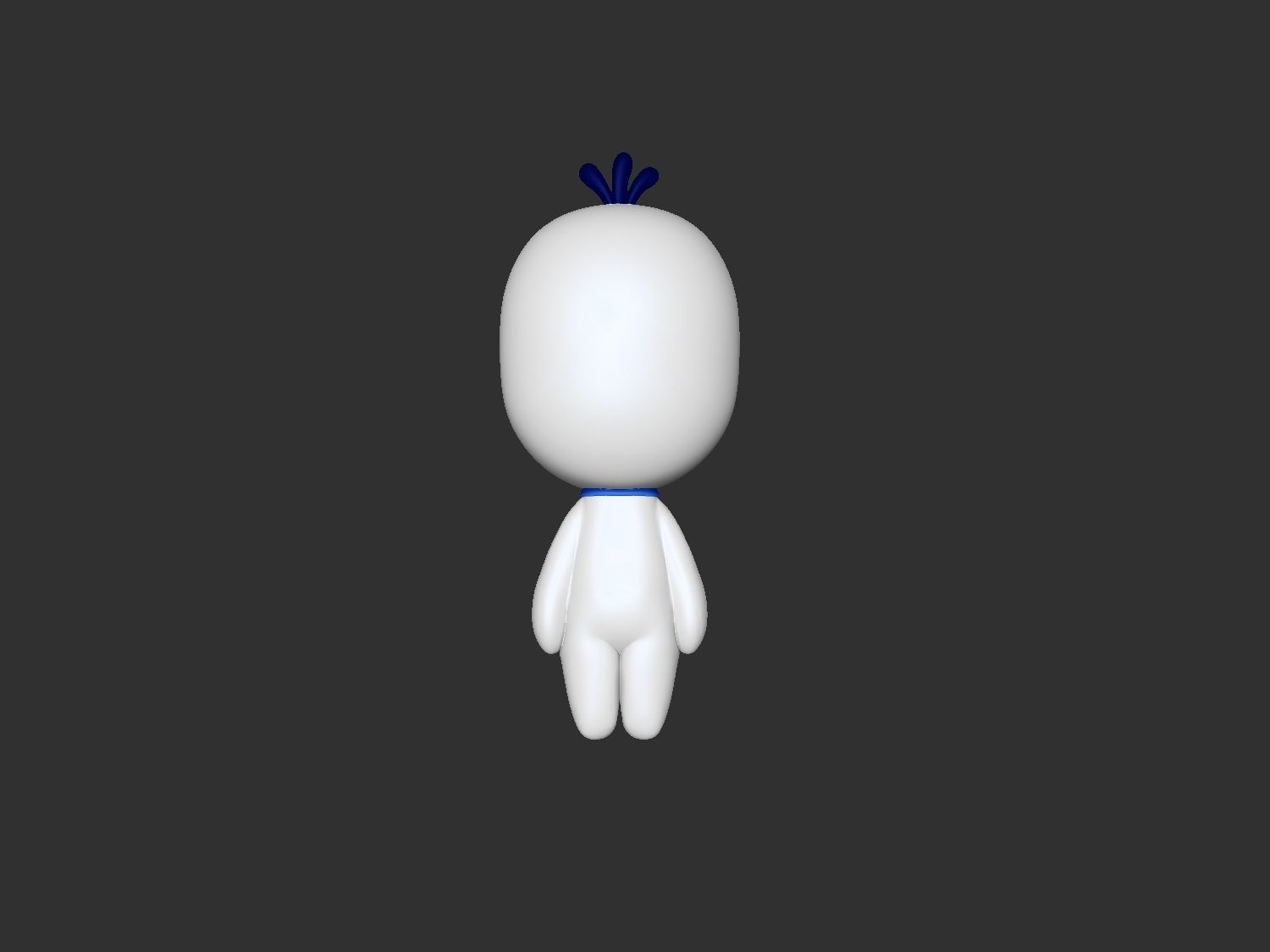 Chibi Character 003-Bud 3D print model_2