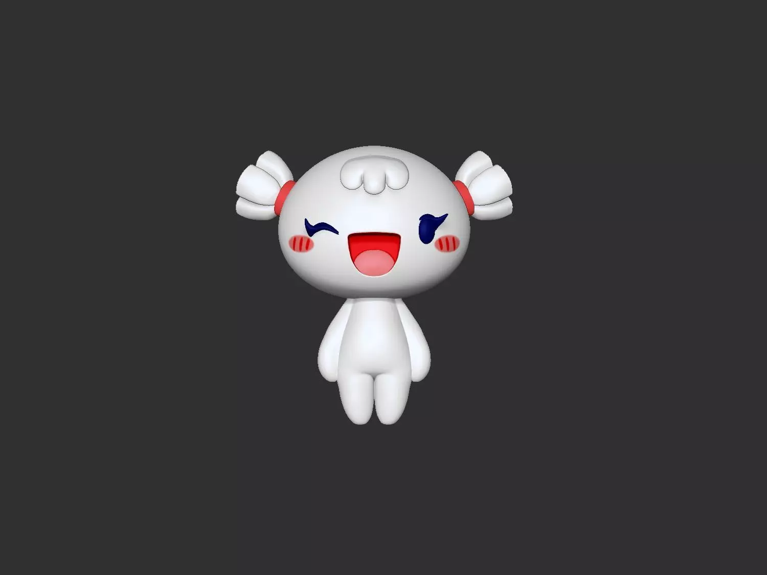 Chibi Character 004-Candy 3D print model_0