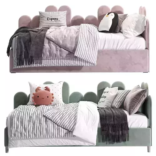 STB MEBEL Corner Sofa Bed 3D model
