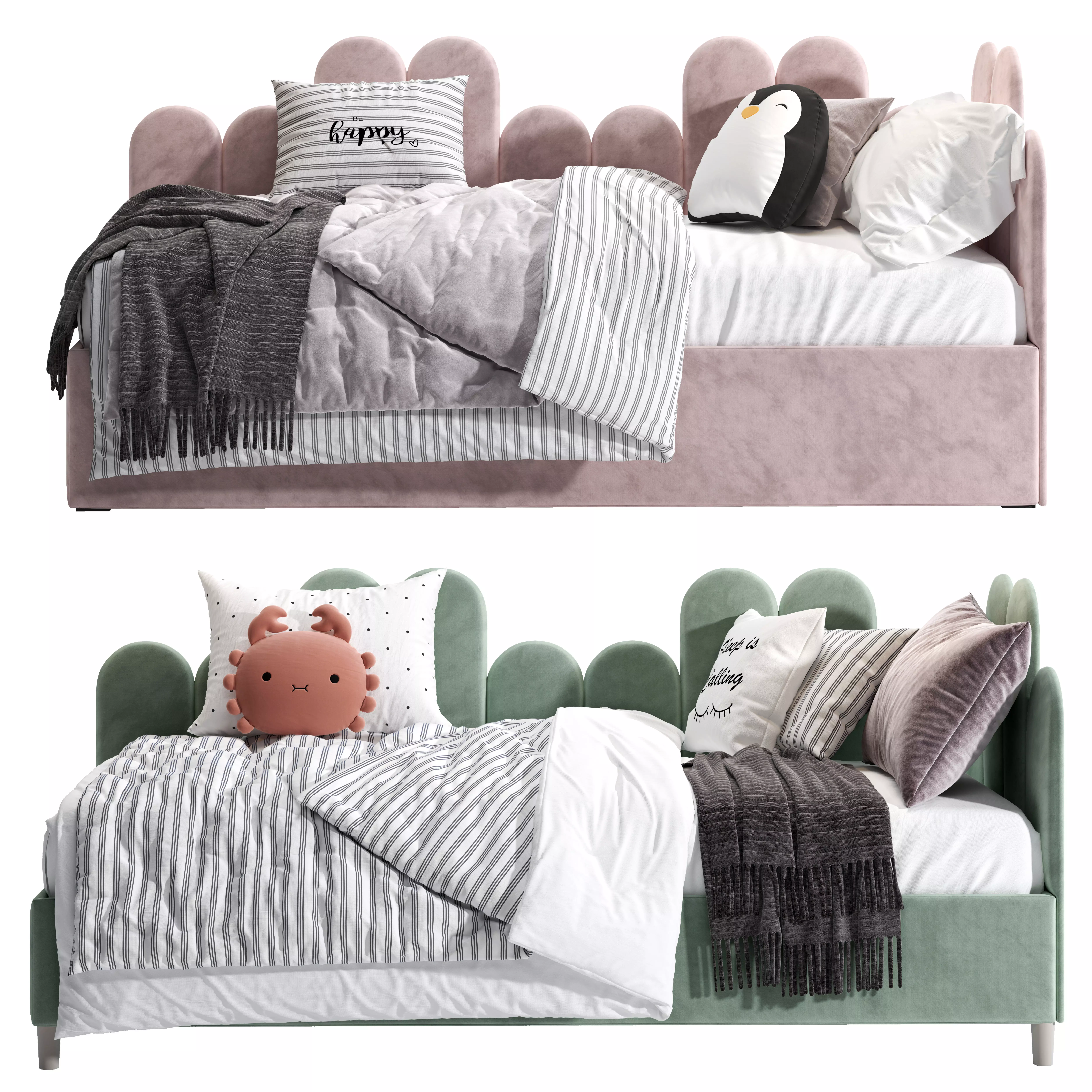 STB MEBEL Corner Sofa Bed 3D model_0