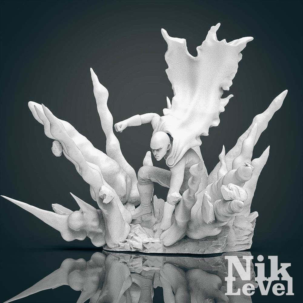 Saitama One Punch Man 3D Printable 3D print model_20