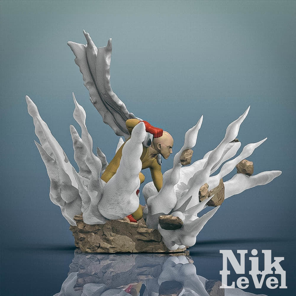 Saitama One Punch Man 3D Printable 3D print model_4