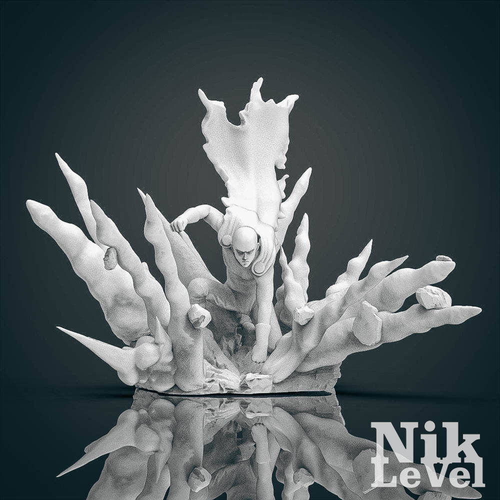 Saitama One Punch Man 3D Printable 3D print model_11