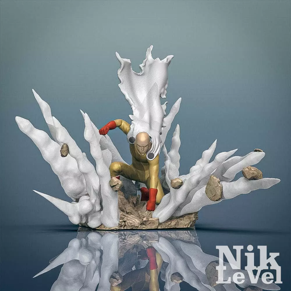 Saitama One Punch Man 3D Printable 3D print model_0