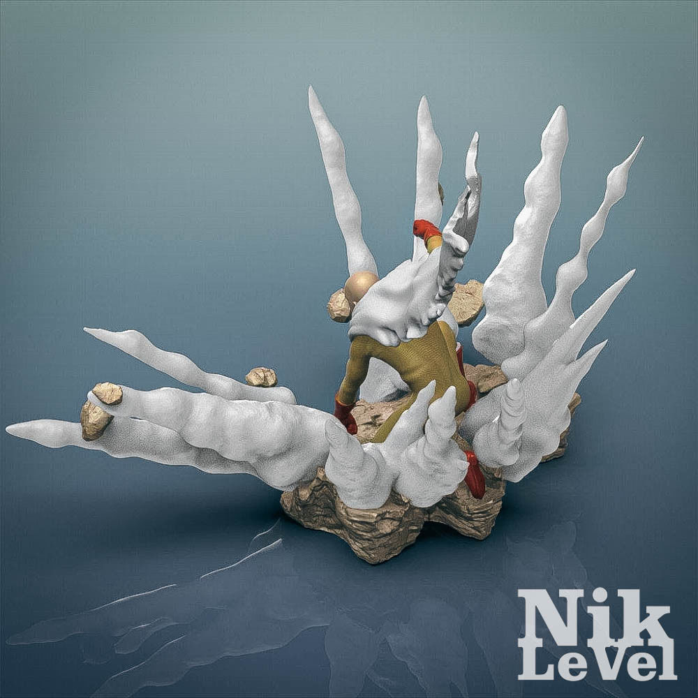 Saitama One Punch Man 3D Printable 3D print model_6