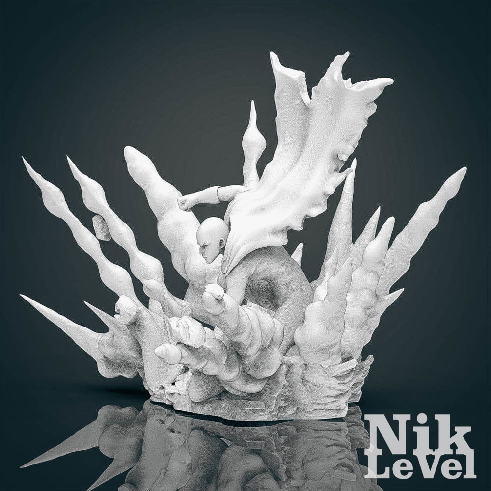 Saitama One Punch Man 3D Printable 3D print model_19