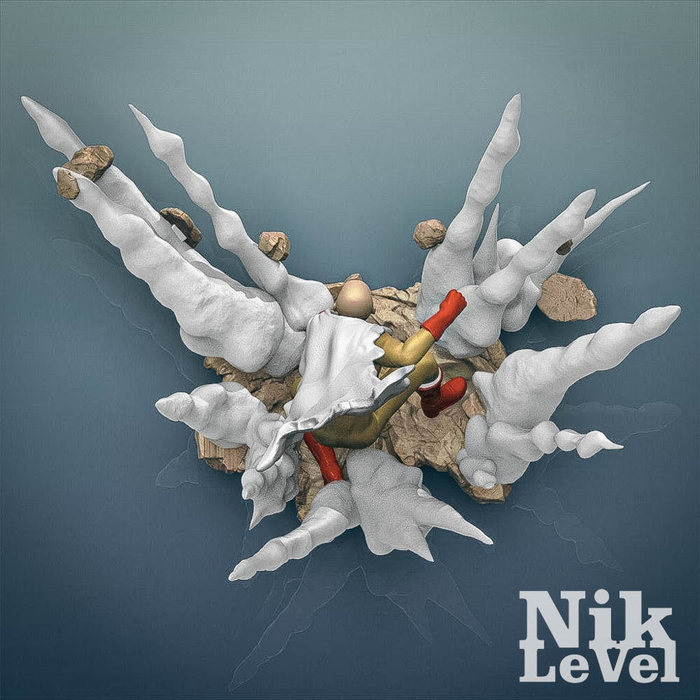 Saitama One Punch Man 3D Printable 3D print model_5