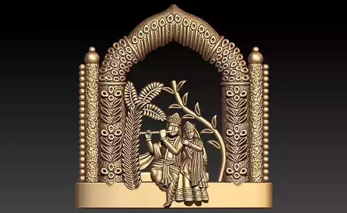 Radha Krishna Temple Jewelry