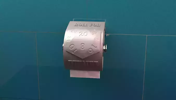 D20 toilet roll holder