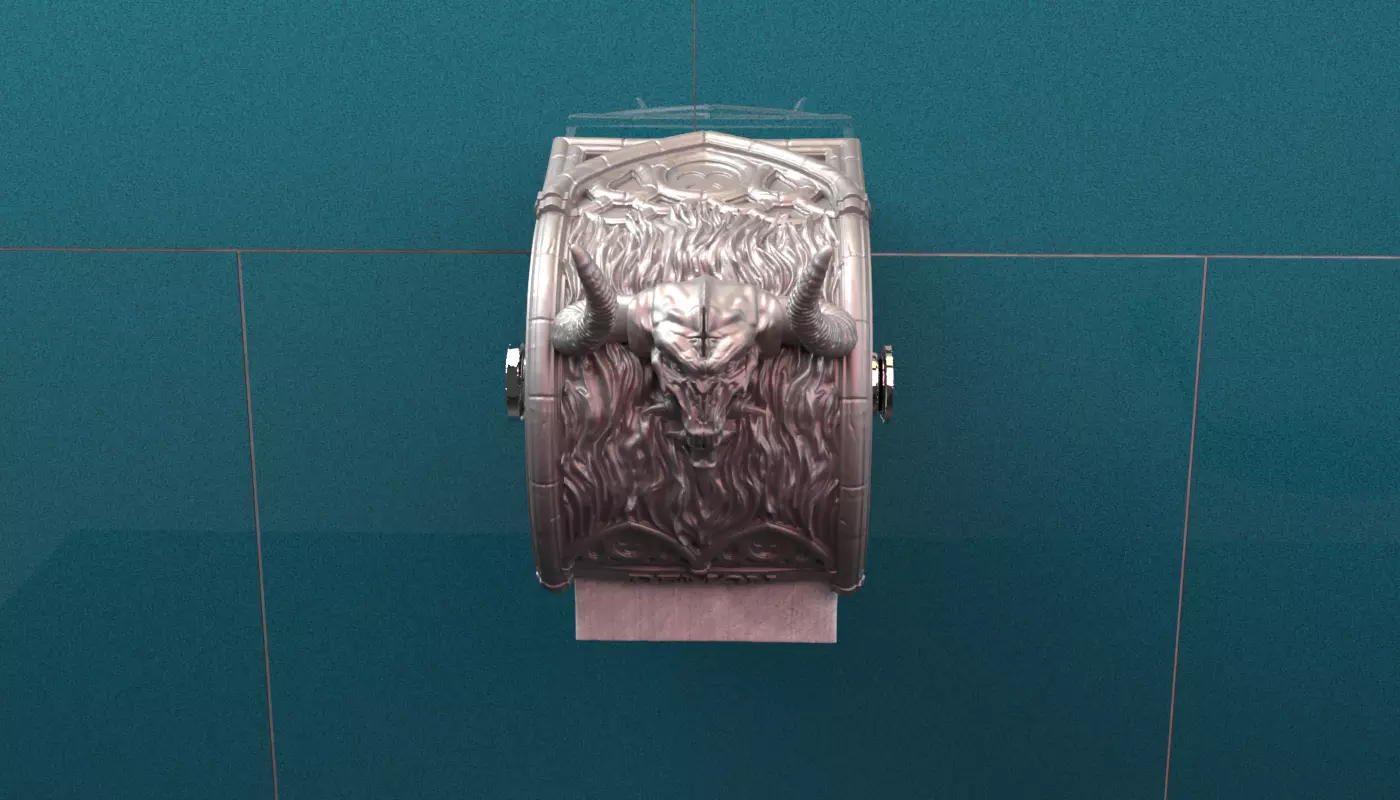 Demon 3D print model_0