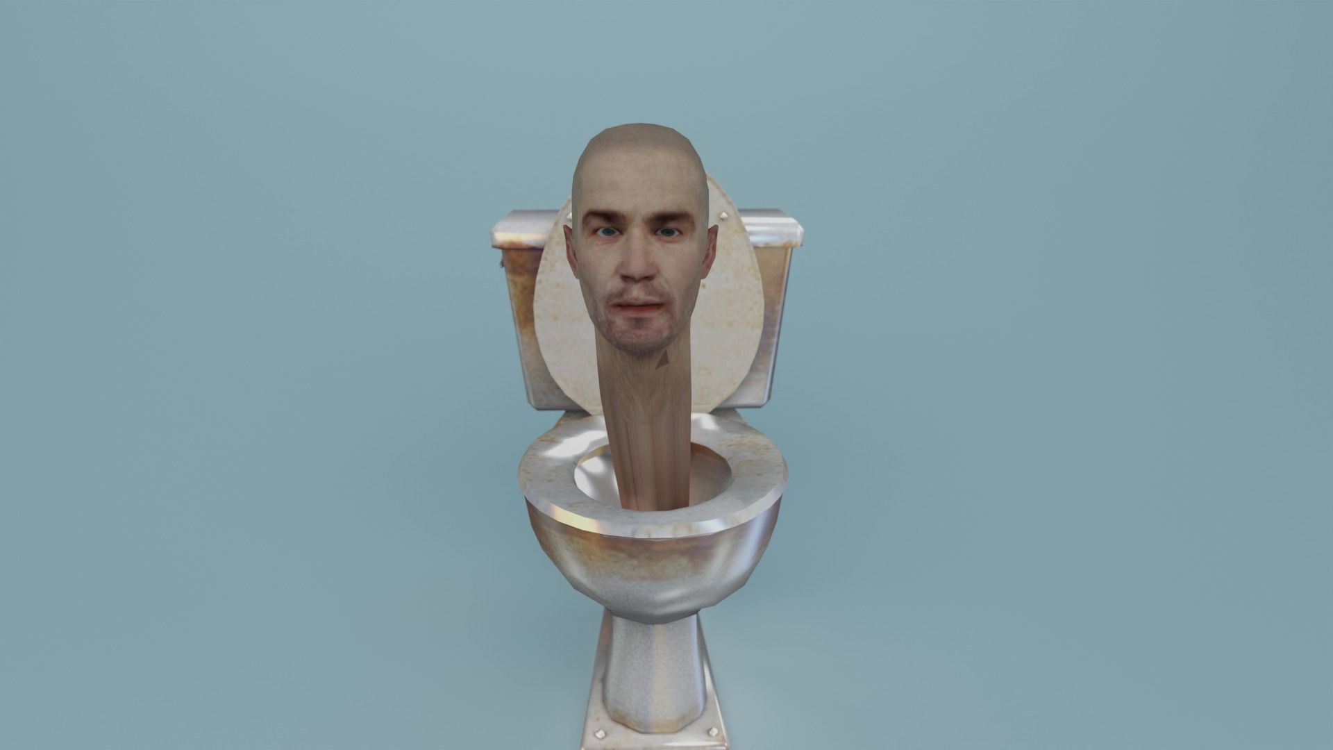 skibidi toilet Toilet Man 3D model rigged | CGTrader