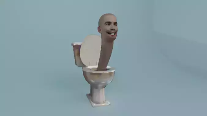 skibidi toilet Toilet Man 3D model