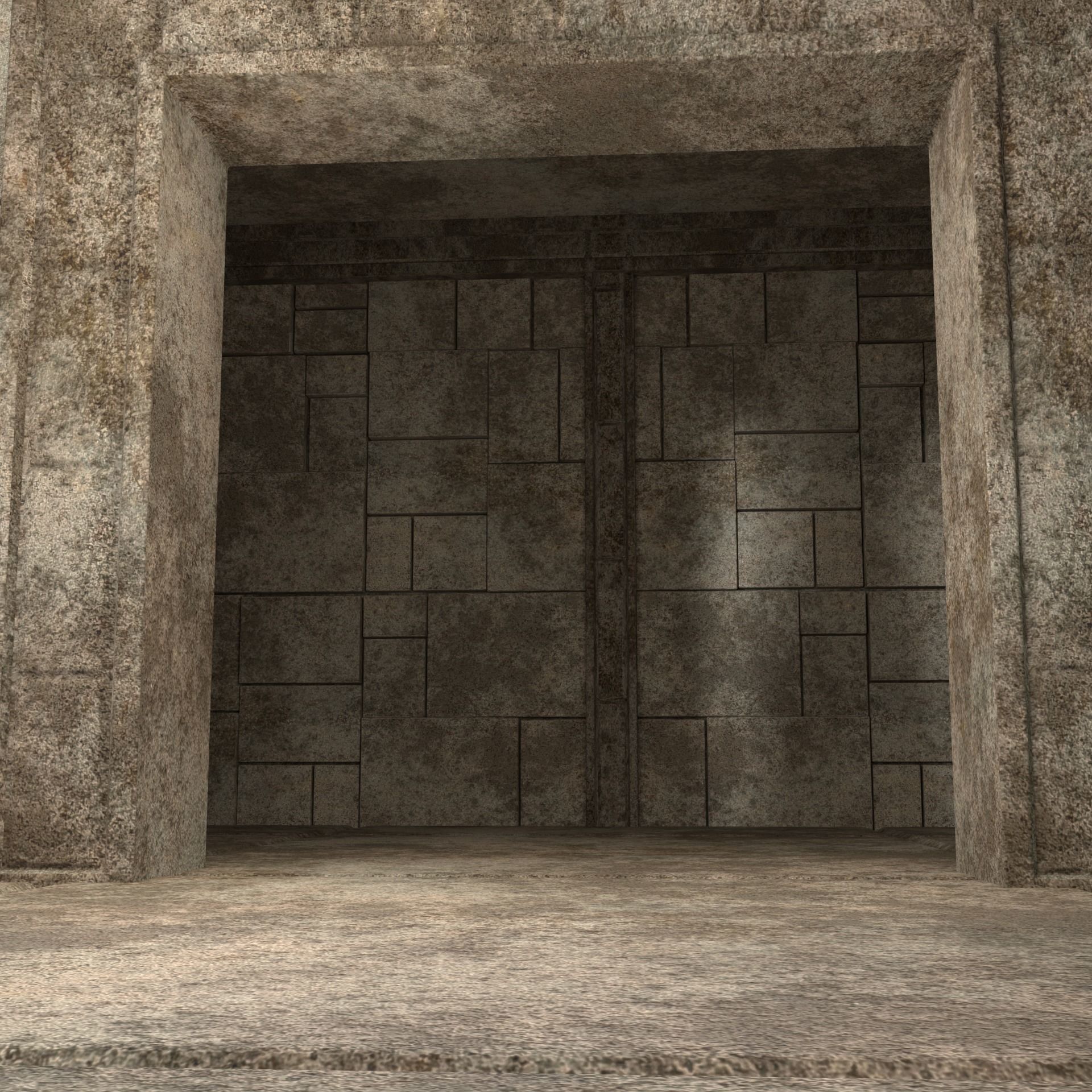 ANCIENT TEMPLE PYRAMID AZTEC MAYAN INCA PLATFORM RUIN COLLECTION Low-poly 3D model_42