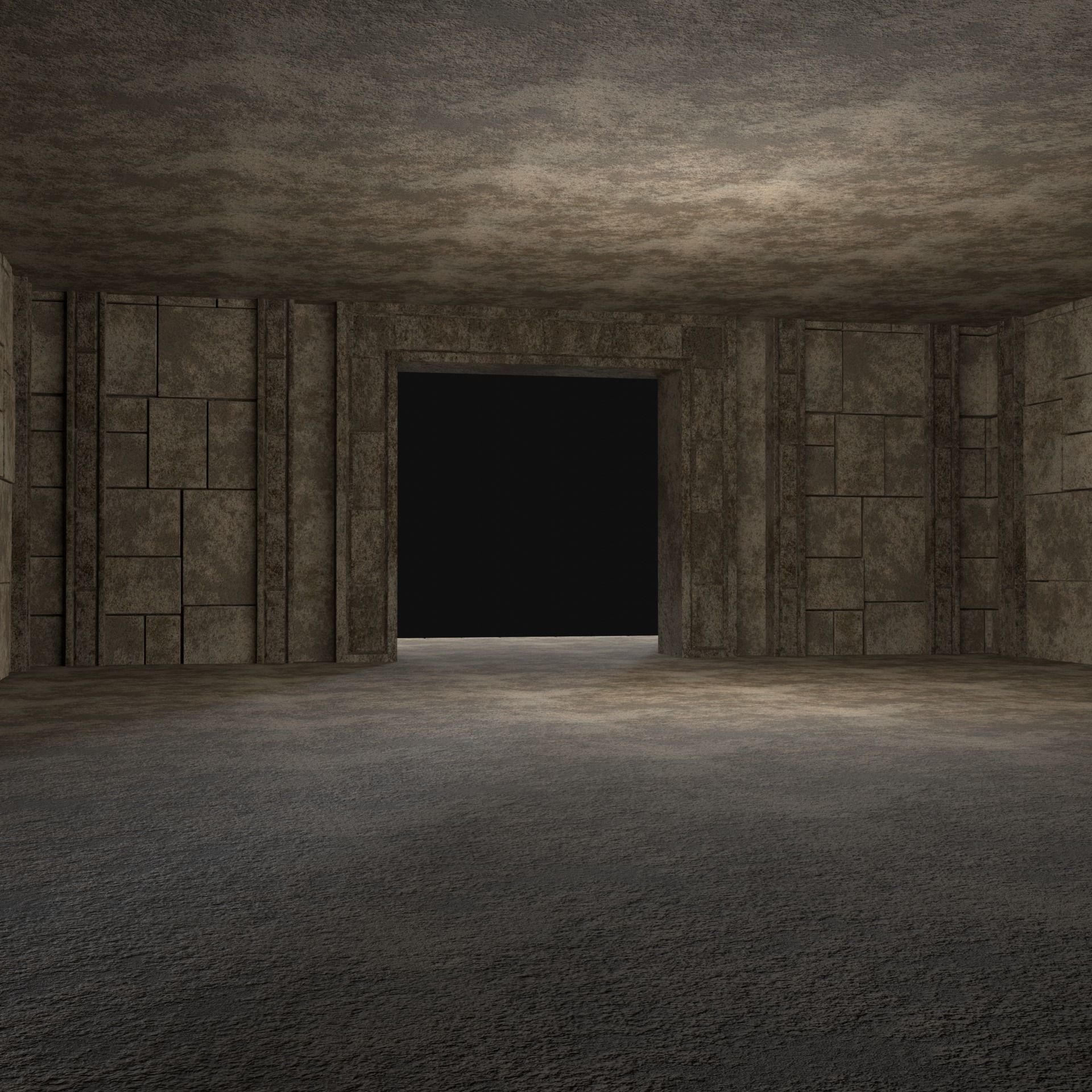 ANCIENT TEMPLE PYRAMID AZTEC MAYAN INCA PLATFORM RUIN COLLECTION Low-poly 3D model_37