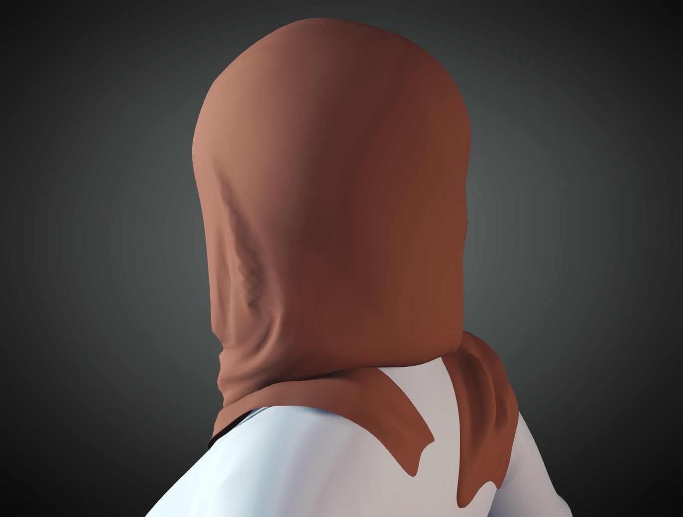 New Hijab Style for Character Creator 3D model_4