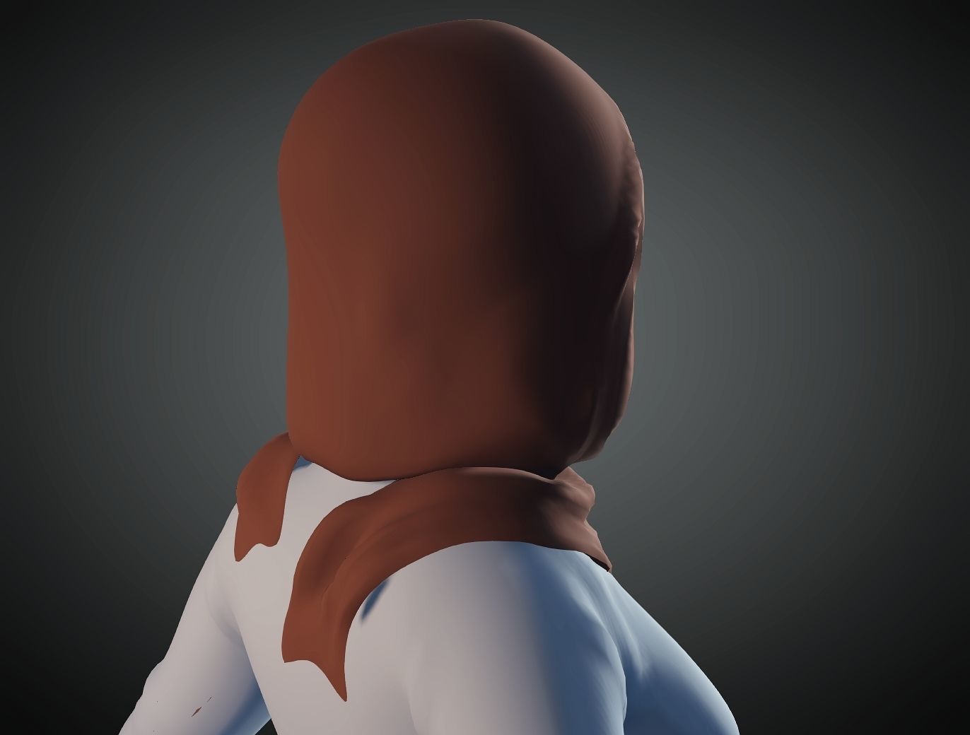 New Hijab Style for Character Creator 3D model_5