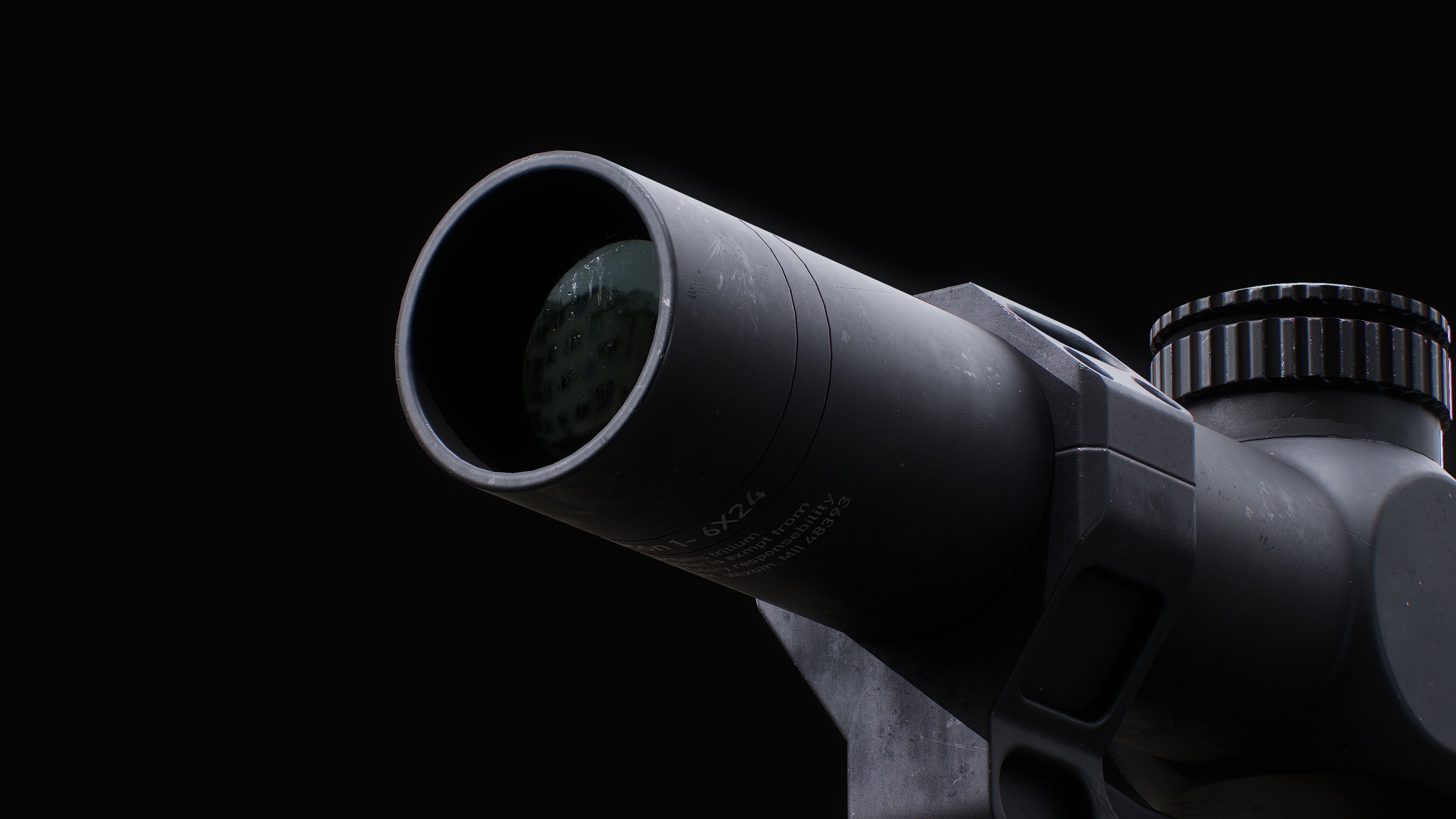 Trijicon AccuPoint Low-poly 3D model_16