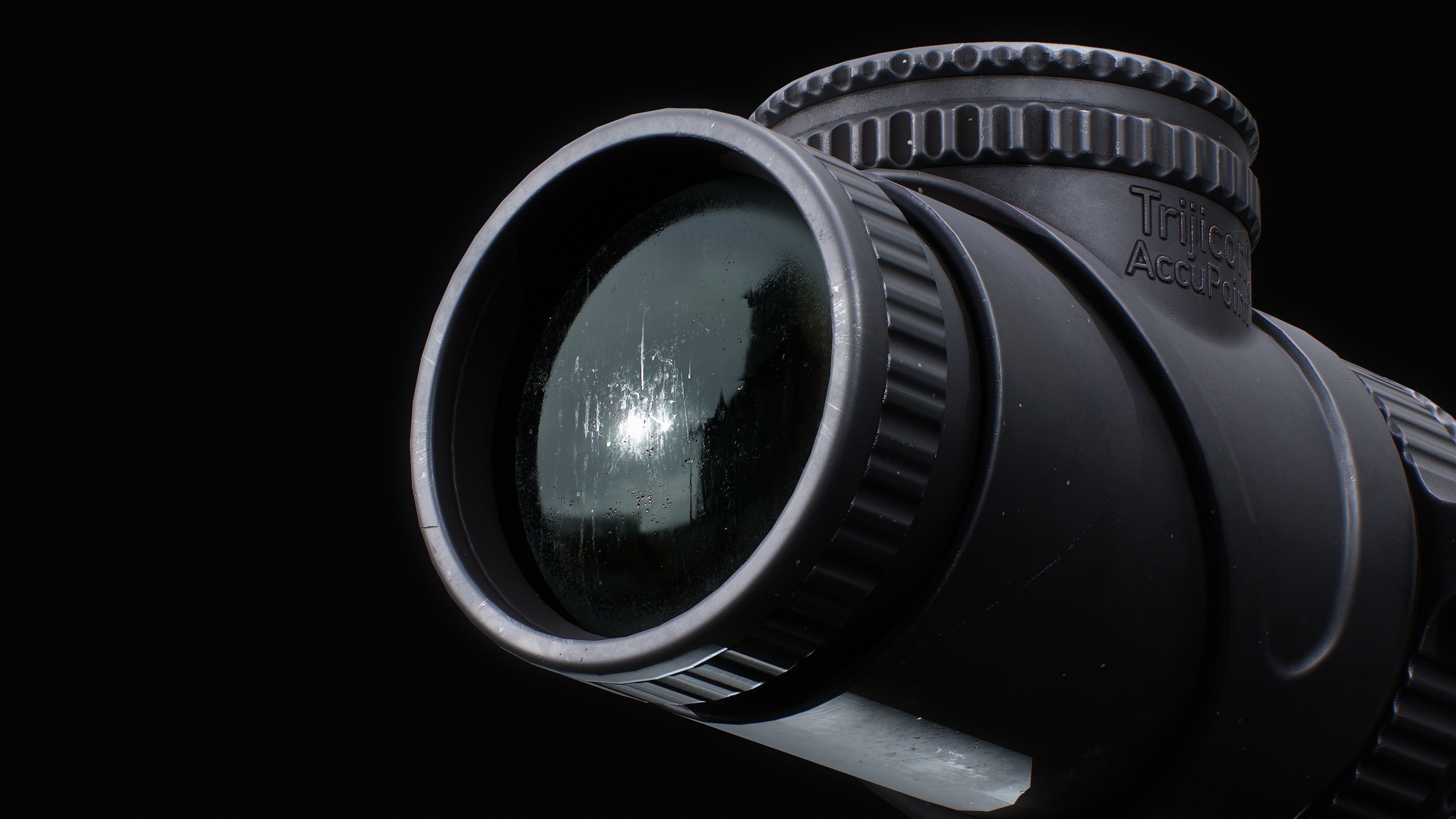 Trijicon AccuPoint Low-poly 3D model_14