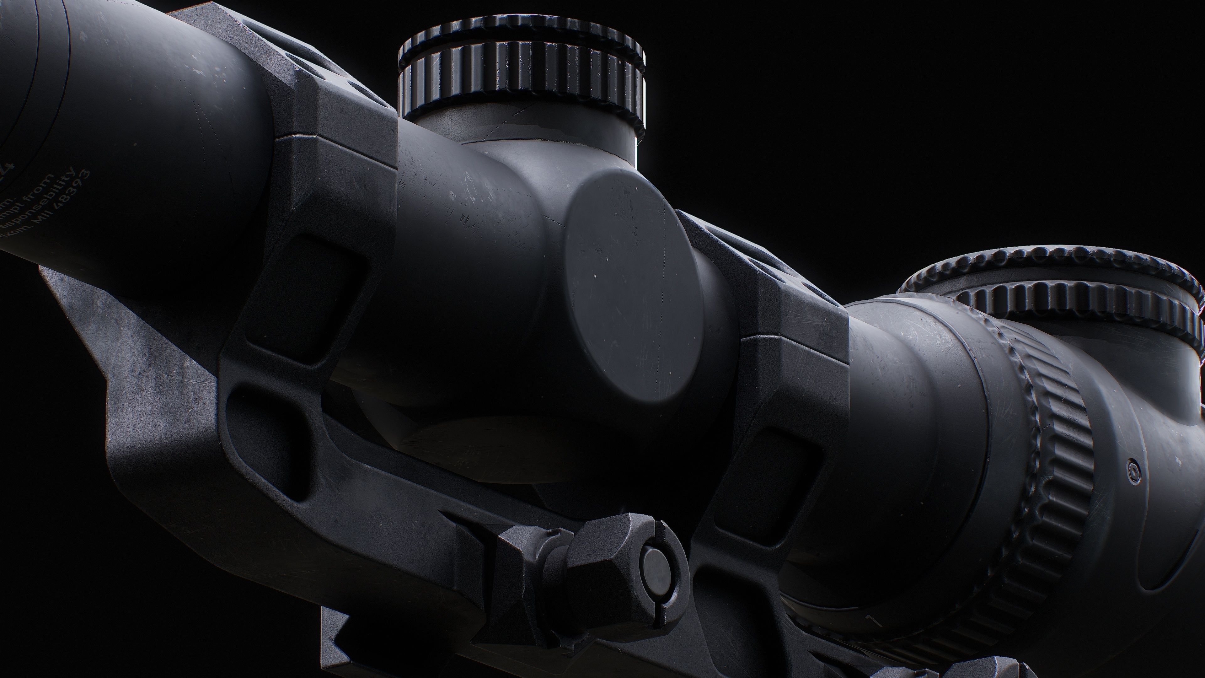 Trijicon AccuPoint Low-poly 3D model_17