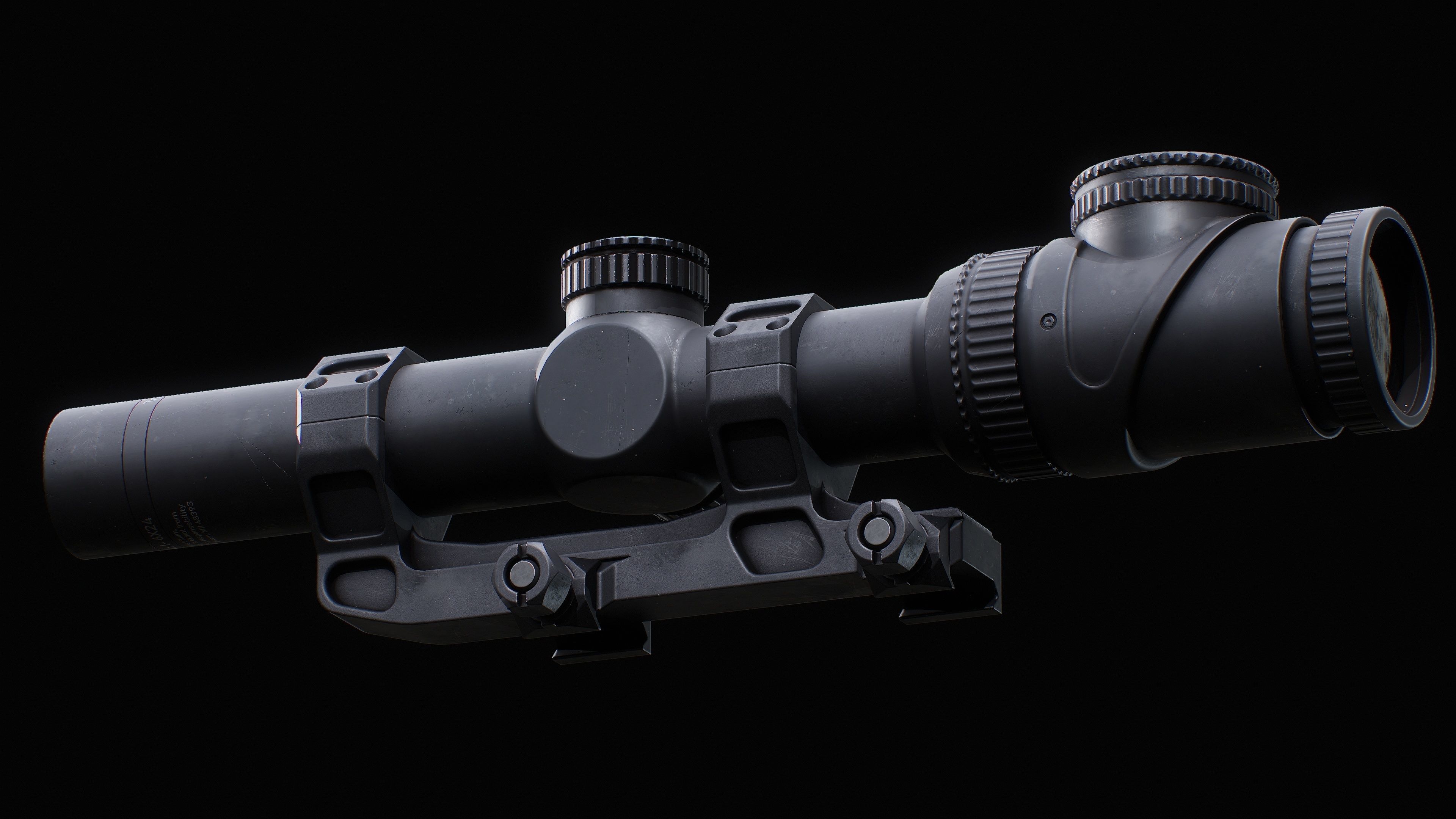 Trijicon AccuPoint Low-poly 3D model_12