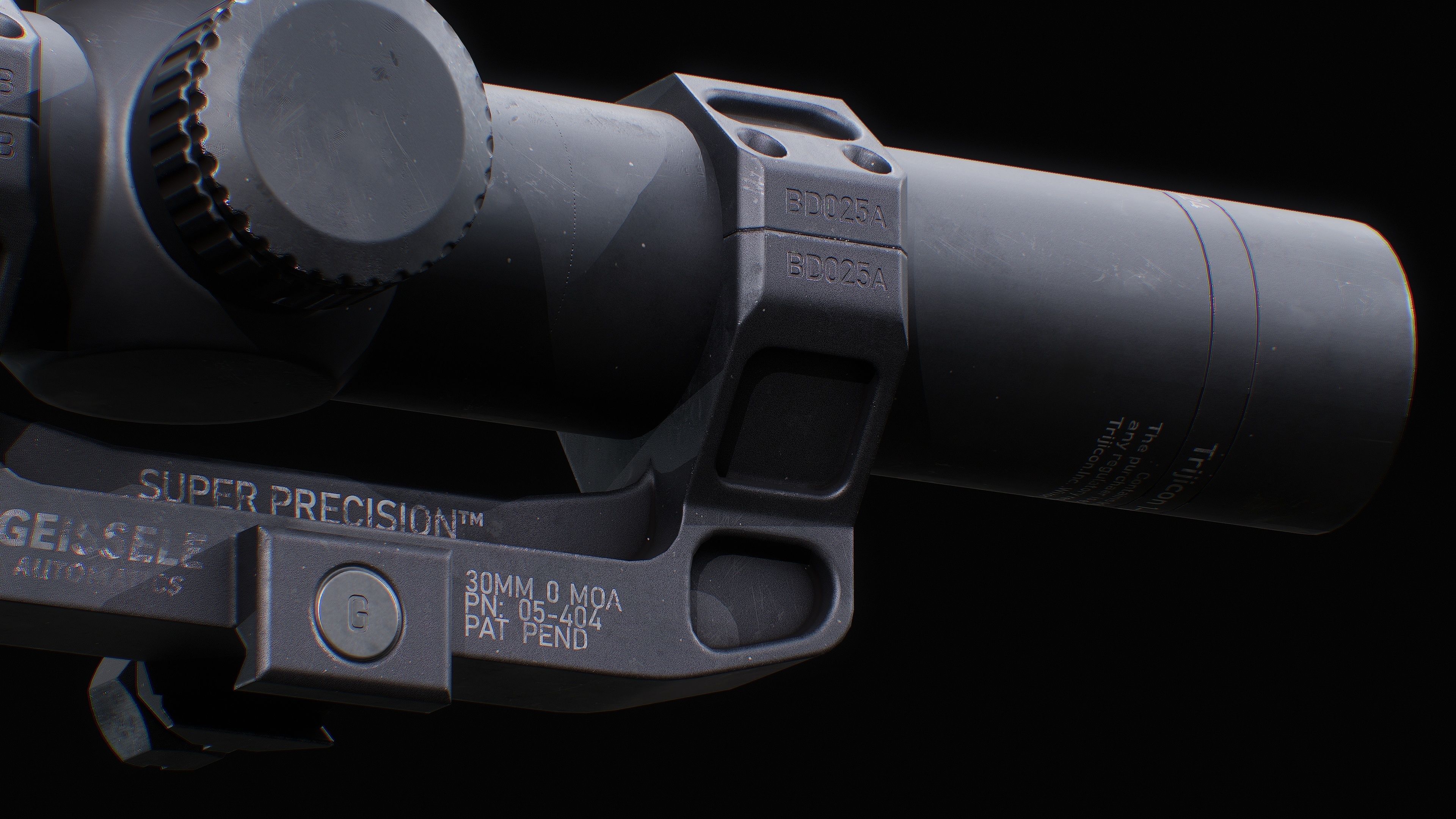 Trijicon AccuPoint Low-poly 3D model_22