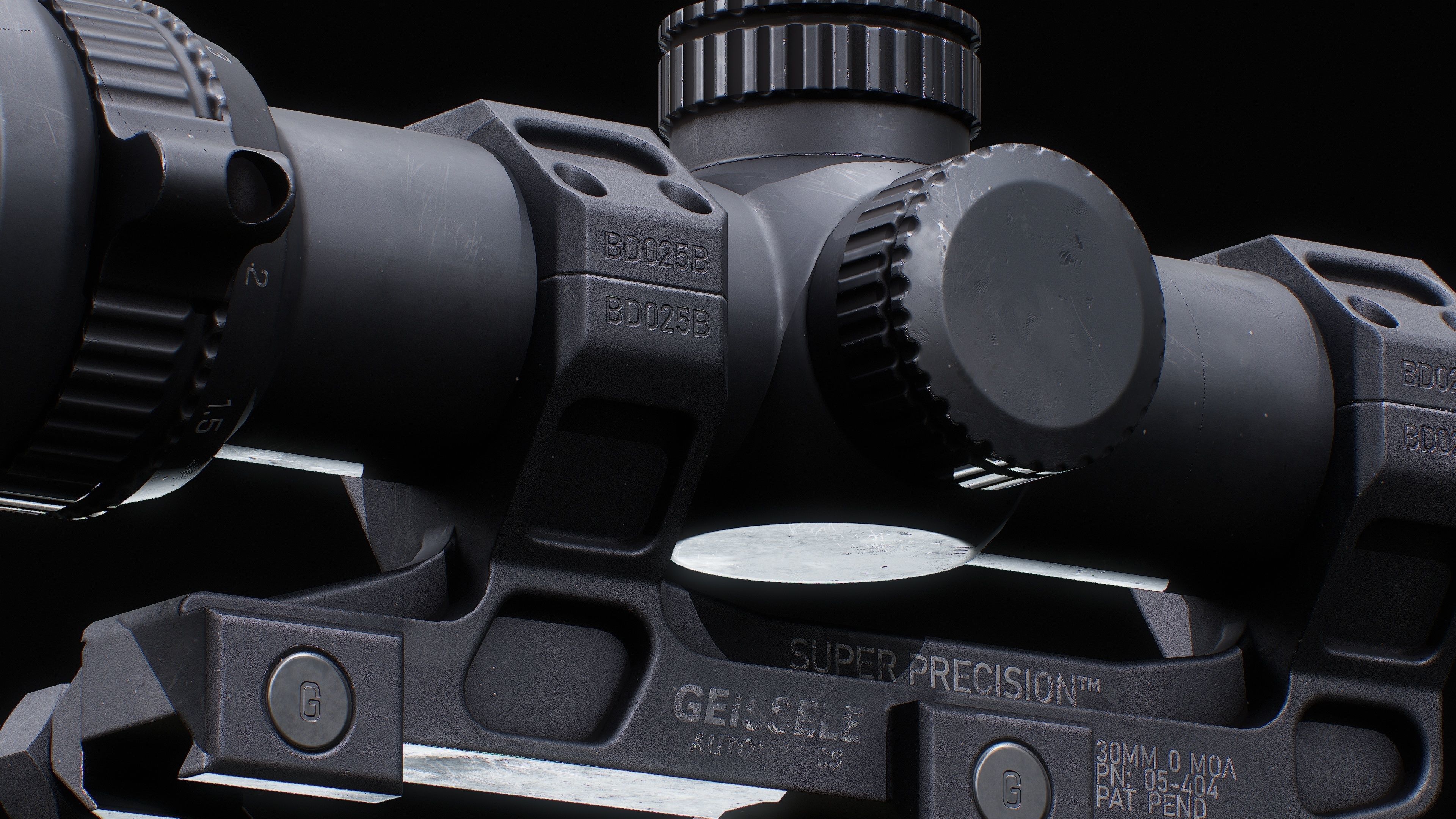 Trijicon AccuPoint Low-poly 3D model_15