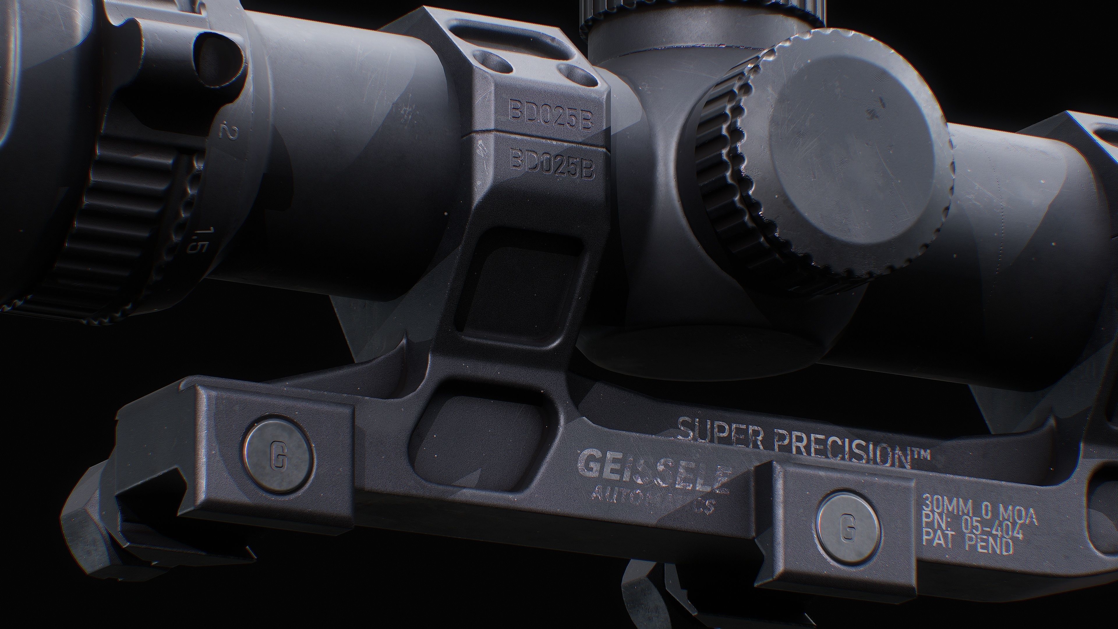 Trijicon AccuPoint Low-poly 3D model_21