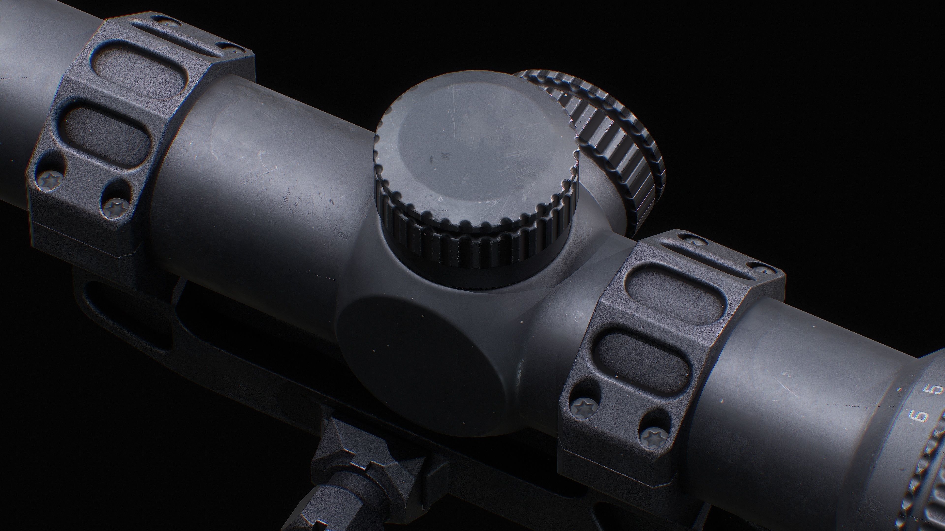 Trijicon AccuPoint Low-poly 3D model_24