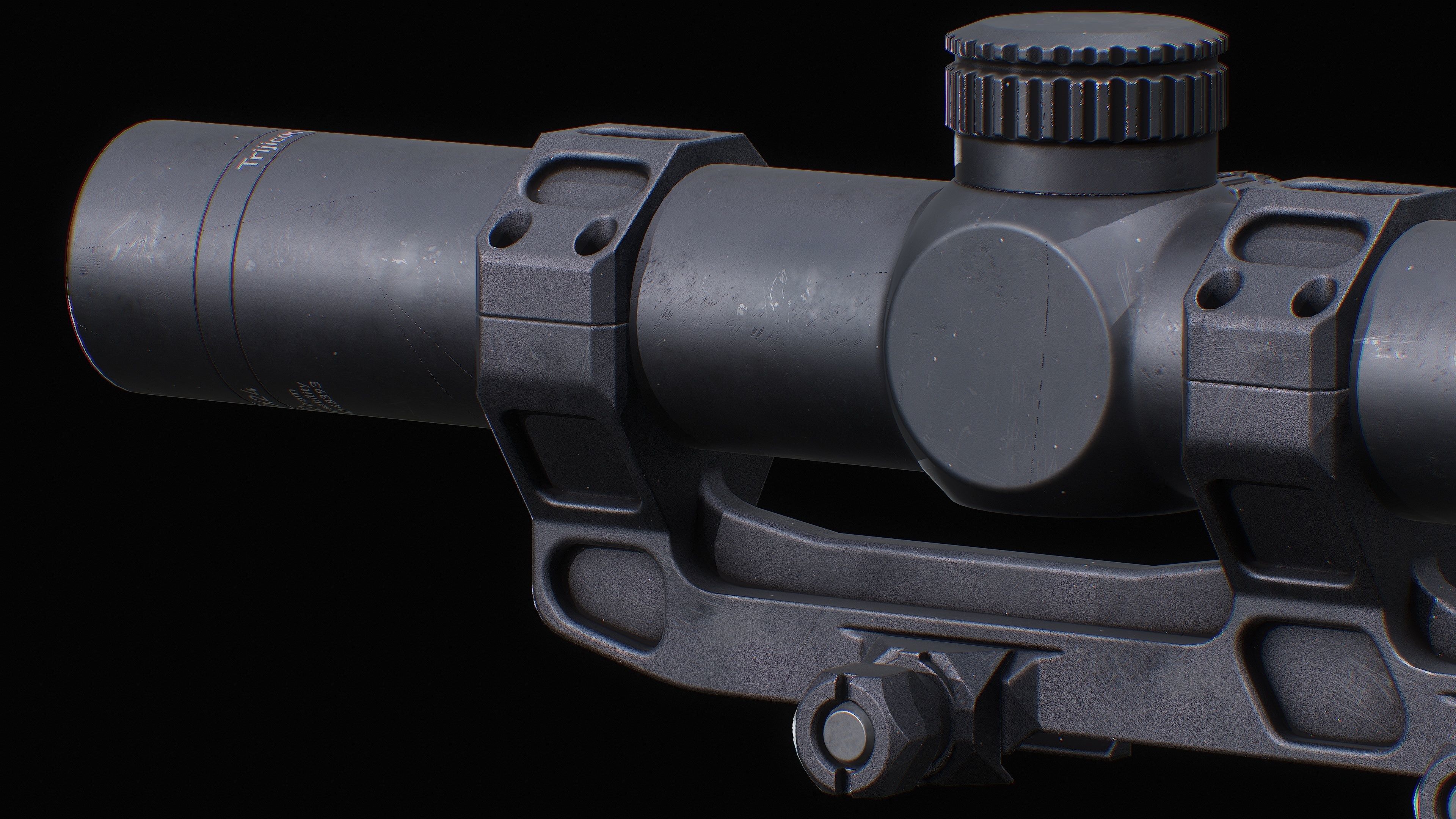 Trijicon AccuPoint Low-poly 3D model_18