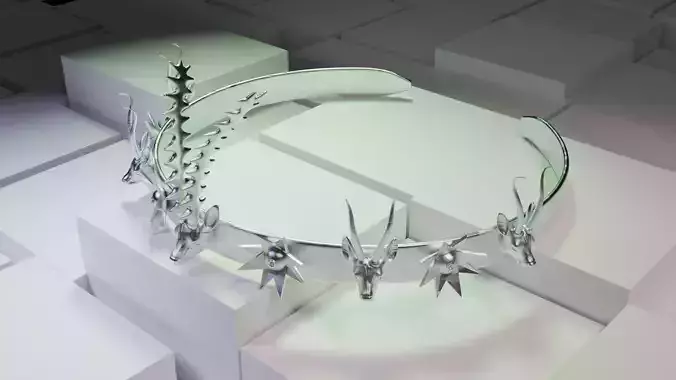 Enchanting Egypt - Golden Gazelles and Stag Headband