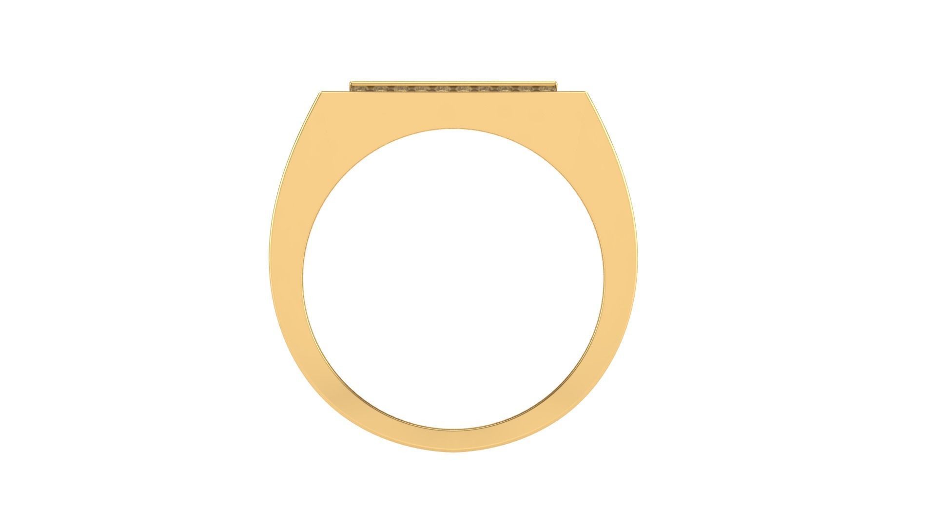 Men Groom Gents Diamond Ring 3dm stl obj mtl 3mf glb 3D print model_6