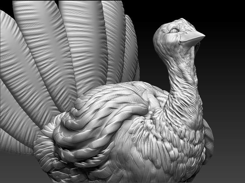 Thanksgiving Turkey 3D print model_7