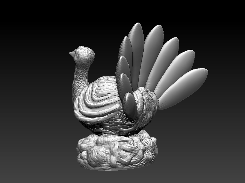 Thanksgiving Turkey 3D print model_5