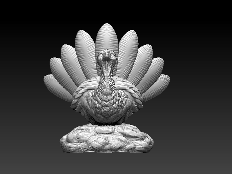 Thanksgiving Turkey 3D print model_2