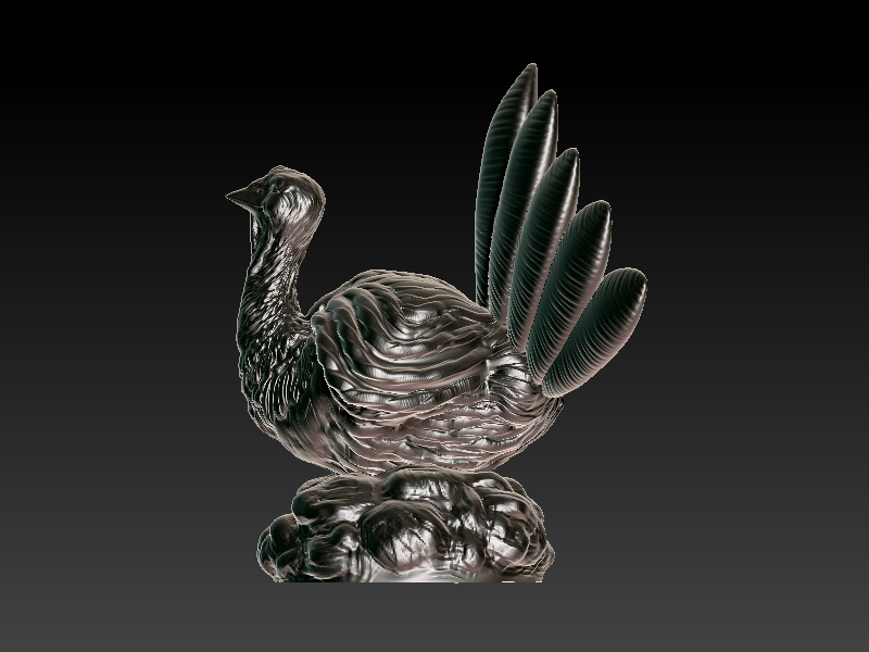 Thanksgiving Turkey 3D print model_3