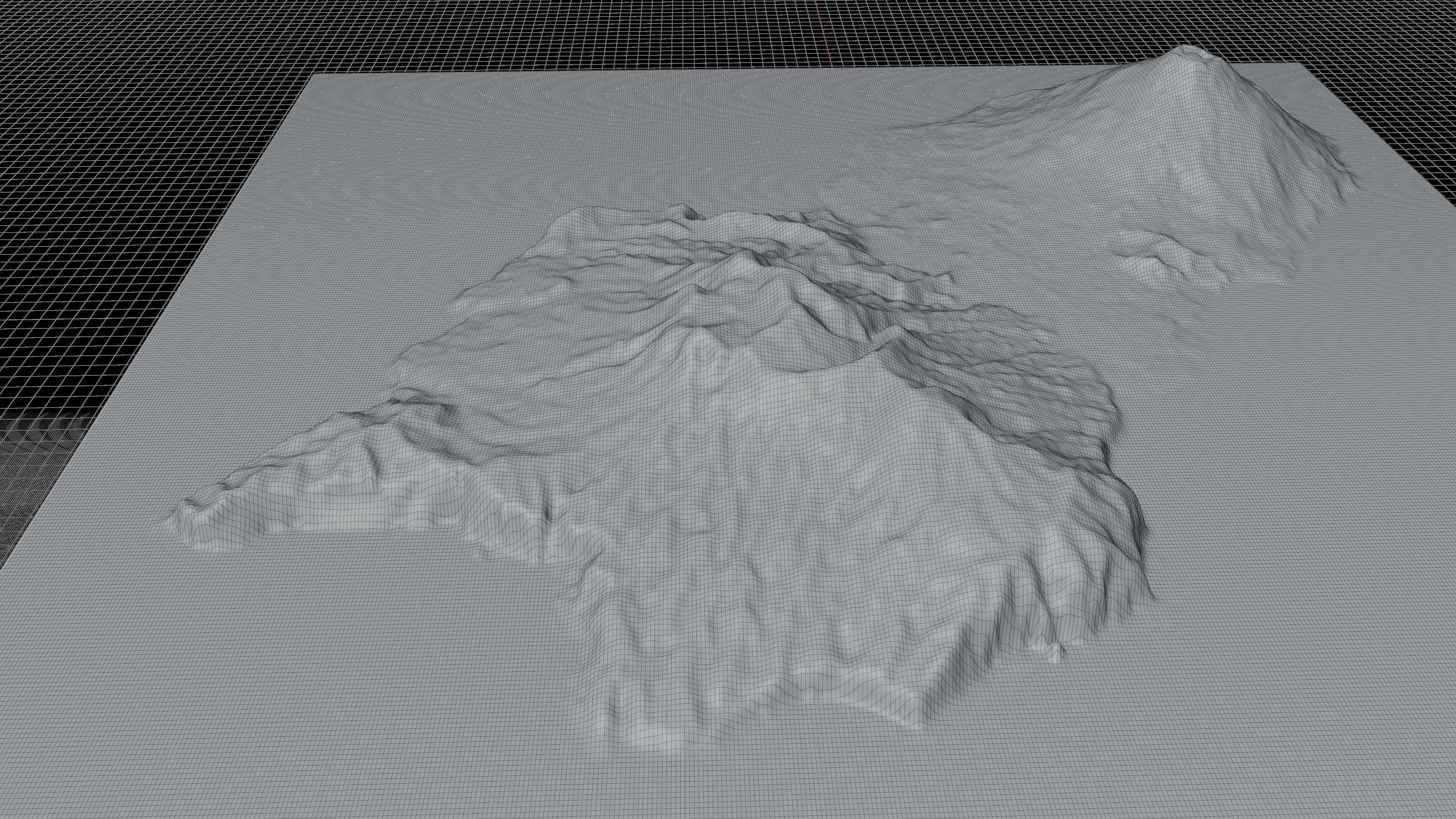 Hachijo Island full 3d terrain 3D model_1