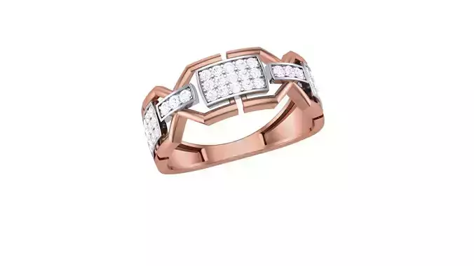 Men Groom Gents Diamond Ring 3dm stl obj mtl 3mf glb