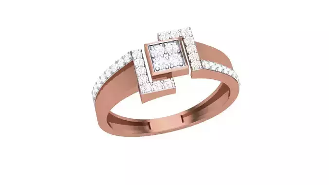 Men Groom Gents Diamond Ring 3dm stl obj mtl 3mf glb