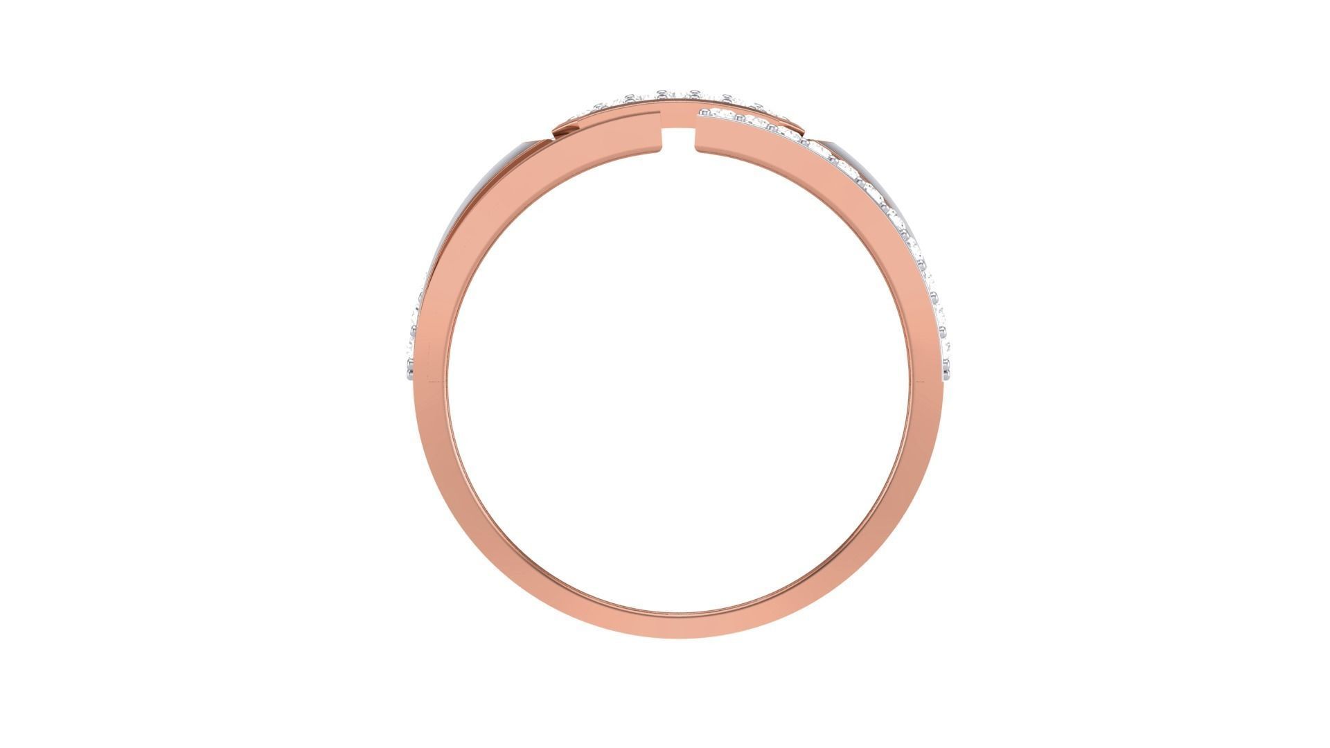 Men Groom Gents Diamond Ring 3dm stl obj mtl 3mf glb 3D print model_8