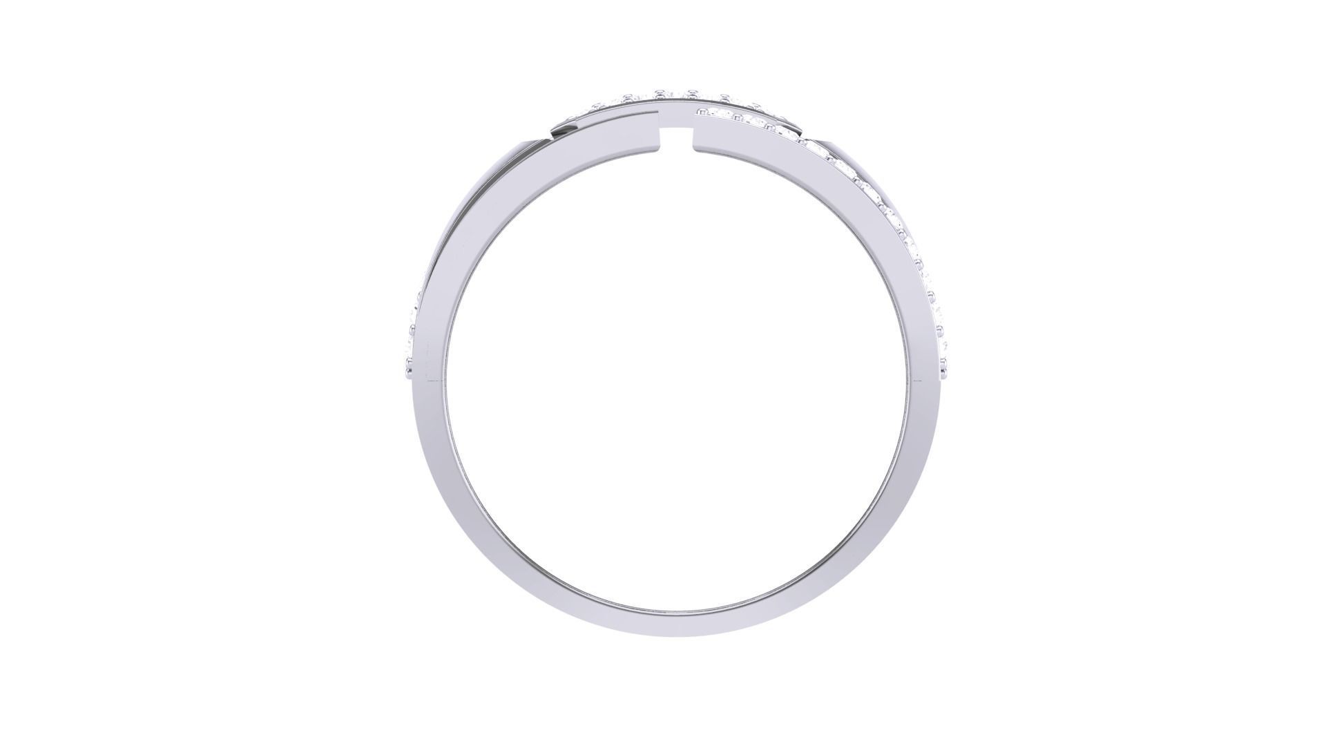 Men Groom Gents Diamond Ring 3dm stl obj mtl 3mf glb 3D print model_9