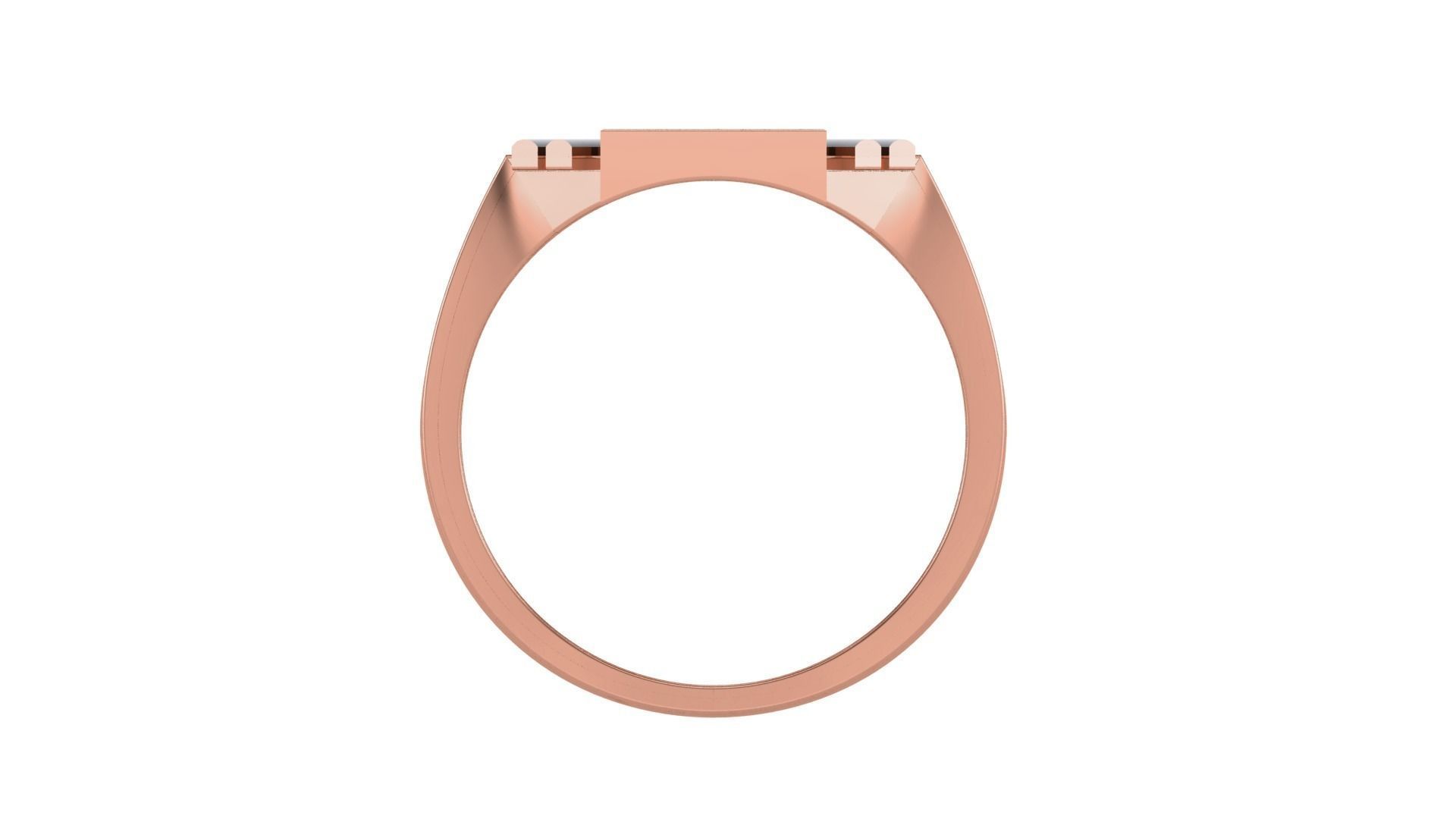 Men Groom Gents Diamond Ring 3dm stl obj mtl 3mf glb 3D print model_7