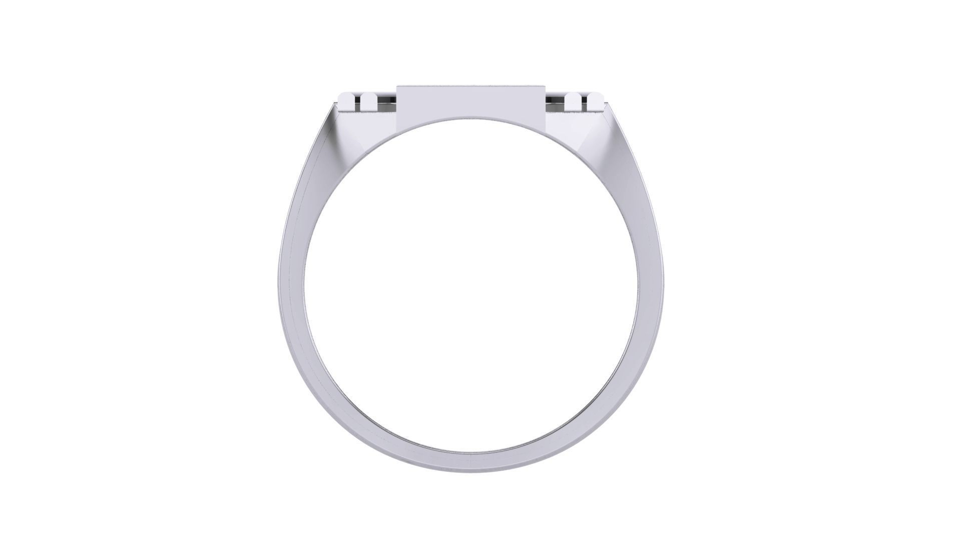 Men Groom Gents Diamond Ring 3dm stl obj mtl 3mf glb 3D print model_9
