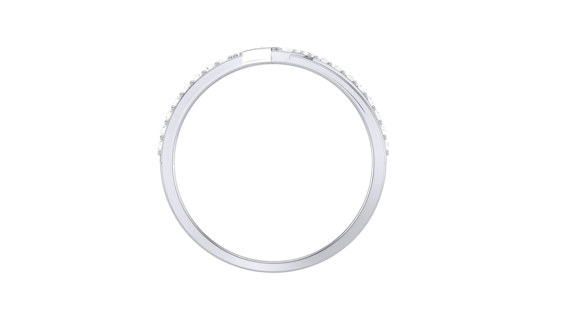 Men Groom Gents Diamond Ring 3dm stl obj mtl 3mf glb 3D print model_3