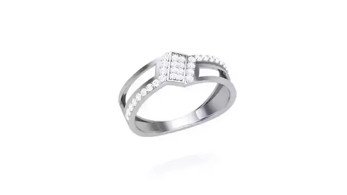 Men Groom Gents Diamond Ring 3dm stl obj mtl 3mf glb