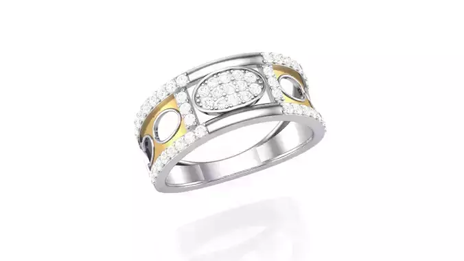 Men Groom Gents Diamond Ring 3dm stl obj mtl 3mf glb