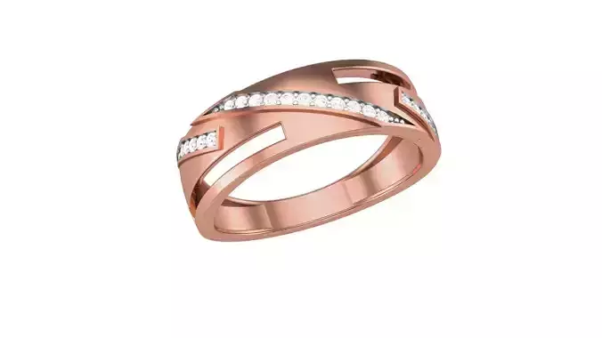 Men Groom Gents Diamond Ring 3dm stl obj mtl 3mf glb