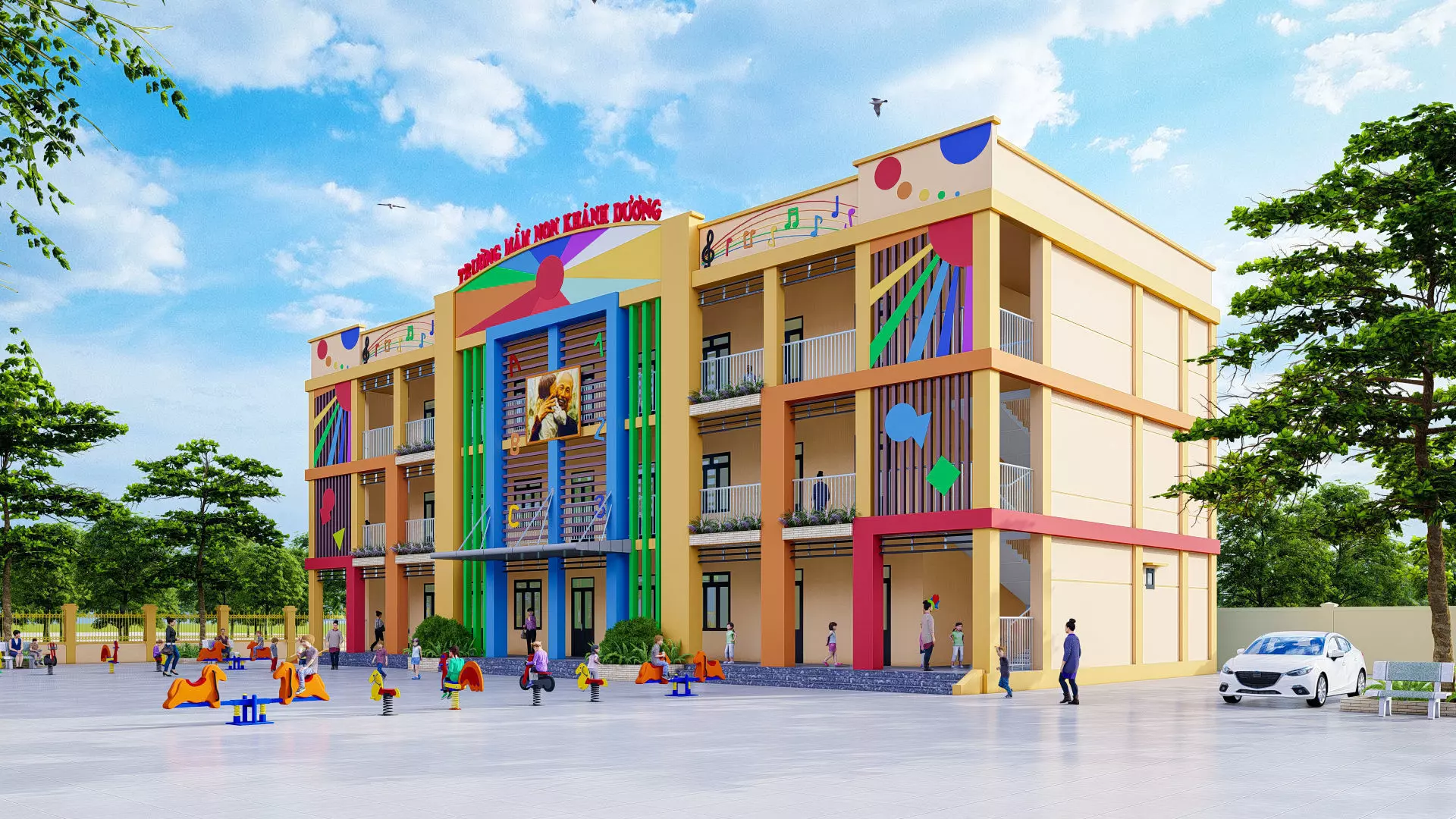 preschool 3D model